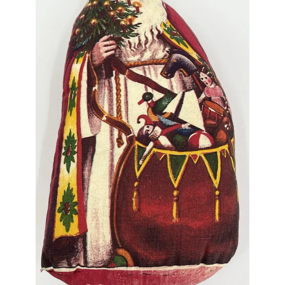 Vintage 1976 Dutch Sinterklaas Santa Pillow By Hudson Talbot The Toy Works 14 in